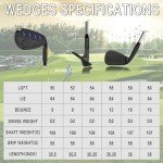 Yamato Full Face Golf Wedge Set or Individual Golf Wedges 50/52/54/56/58/60 Forged Golf Gap Wedge Sand Wedge Lob Wedge Golf Clubs Milled (Stainless Steel, 60 Degree, Regular, Right)