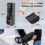 Full Choice Golf Travel Bag with Wheels & Password Lock for Airlines - All-Around Anti-Impact Protection, Tough 1680D Oxford Fabric, Foldable Golf Clubs Travel Case Cover, Pro Version