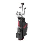Wilson Men's Profile Complete Golf Set with Stand Bag - Right Hand, Tall, Regular, Red/Black/Silver