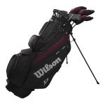 Wilson Deep Red Tour Complete Set with Stand Bag - Men's Righ Hand, Standard