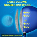 PGM Golf Club Set - 6 Pieces Junior Complete Golf Club Set for Kids Children - Right Handed - Driver(#1), Hybrid, Iron(#7,#9,#S), Putter, Golf Stand Bag