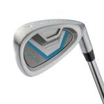 Wilson Tour Velocity Complete Golf Set with Stand Bag - Ladies Right Hand, Ladies Flex, Grey/Blue