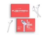 FLIGHTPATH Premium Golf Tees - Durable Plastic Golf Tee Designed to Enhance Golf Shot Distance & Precision - Robotically Tested to Reduce Ball Spin - USGA Approved (2 Packs of 8, 3.25“)