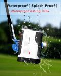 Golf Rangefinder with Slope - 1300/1500 Yards Laser Range Finder for Golf & Hunting, 7X Magnification, High-Precision Flag Locking Vibration, Rechargeable, IP54 Waterproof, Built-in Magnetic Strip