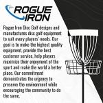 Rogue Iron Disc Golf Range Finder Measures in Feet Rangefinder Rechargeable