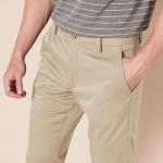 Amazon Essentials Men's Slim-Fit Stretch Golf Pant, Khaki Brown, 33W x 32L