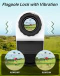 WOSPORTS Golf Rangefinder with Slope - 1200/1500 Yards Laser Range Finder Golf with Magnetic Strap, Flag Pole Locking Vibration, 6X Magnification