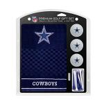 Team Golf NFL Dallas Cowboys Embroidered Golf Towel, 3 Golf Ball, and Golf Tee Set Gift Set Embroidered Golf Towel, 3 Golf Balls, and 14 Golf Tees 2-3/4" Regulation, Tri-Fold Towel 16" x 22" & 100% Cotton