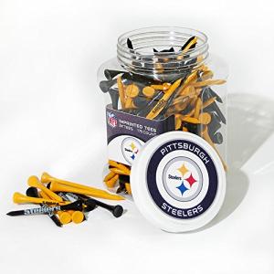 The Team Golf Jar includes 175 multi-colored 2-3/4" regulation tees with team imprint. Includes screw on lid, with team labels on the front and top. A great way to tee up your next ball. All Team Golf product is officially licensed by the NFL, NCAA, MLB, NHL, or Military.