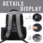 Apex Outdoors Disc Golf Bag, Large Disc Golf Backpack Holds Over 21 Discs, Durable & Lightweight with Multiple Storage Pockets