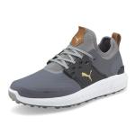 PUMA Men's Ignite Articulate Golf Shoe, Quiet Shade Team Gold Black, 11.5