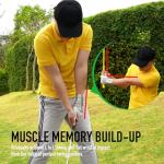 GAIARENA Golf Wrist Brace Wrist Hinge Swing Aid, Efficient Golf Swing Training Equipment to Correct Wrist’s Angle & Develop Muscle Memory for Beginner Golfers (Right-Handed Golfer)