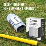 GAIARENA Golf Wrist Brace Wrist Hinge Swing Aid, Efficient Golf Swing Training Equipment to Correct Wrist’s Angle & Develop Muscle Memory for Beginner Golfers (Right-Handed Golfer)