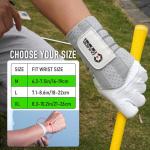GAIARENA Golf Wrist Brace Wrist Hinge Swing Aid, Efficient Golf Swing Training Equipment to Correct Wrist’s Angle & Develop Muscle Memory for Beginner Golfers (Right-Handed Golfer)