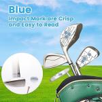 Seticek Professional Golf Impact Tape 150 Pc ｜Self-Teaching Sweet Spot and Consistency Analysis ｜ Improve Golf Swing Accuracy and Distance