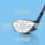 Seticek Professional Golf Impact Tape 150 Pc ｜Self-Teaching Sweet Spot and Consistency Analysis ｜ Improve Golf Swing Accuracy and Distance