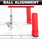 CHAMPKEY Magnetic Golf Swing Trainer - Swing Plane Training Aid - Improve Swing Accuracy and Skills (Red)
