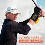 MELE LINKS Golf Swing Trainer, Golf Training Aid, Golf Wrist Training Aid, Golf Swing Training Aid, Golf Training Aids, Golf Swing Trainers, Essential Swing Posture Corrector for Beginners #A