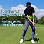 MELE LINKS The Connector Golf Training Aid, Golf Swing Trainer for Posture Correction Practice, Golf Swing Training Aid, Golf Training Aids Helps Train Proper Swing Mechanics, Arm Structure #C