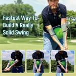 MELE LINKS The Connector Golf Training Aid, Golf Swing Trainer for Posture Correction Practice, Golf Swing Training Aid, Golf Training Aids Helps Train Proper Swing Mechanics, Arm Structure #C