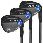 ALVO GOLF Premium Golf Wedges 52/56/60 Sets or Individual Wedges - 52 degree Gap Wedge, 56 degree Sand Wedge, 60 degree lob Wedge Golf Club - Pitching Wedge for Men Right Hand - Wedges Golf - Max spin
