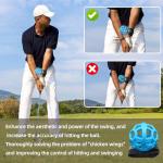 THE GOLFER STORE Smart Ball Golf Training Aid Golf Swing Trainer Ball, Practical Training Aid for Golf, Intelligent Ball for Beginner Posture Training, Golf Wrist Strap Training Ball