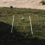 SuperStroke Golf Alignment Sticks 45" Fiberglass Rods, Full Swing Training Aid Kit, Help's with Posture Correction and Shot Accuracy, White (Set of 2)