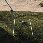 SuperStroke Golf Alignment Sticks 45" Fiberglass Rods, Full Swing Training Aid Kit, Help's with Posture Correction and Shot Accuracy, White (Set of 2)