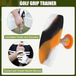 Golf Swing Trainer T Grip Aid, Golf Training Aid Correct Posture Club Swing Grip Pad, Golf Training Accessories - Golfer Beginner Accessories Tee Trainer