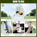 Golf Swing Trainer T Grip Aid, Golf Training Aid Correct Posture Club Swing Grip Pad, Golf Training Accessories - Golfer Beginner Accessories Tee Trainer