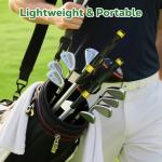 MoKo Golf Grip Trainer, 2 Pack Golf Training Aids for Correct Hand Position, Muscle Memory Trainer Practice Tool for All Levels to Enhance Grip Strength, Precision, Swing Skill, Yellow