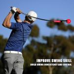 CHAMPKEY Golf Swing Trainer - Tempo & Flexibility Training Aids Warm-Up Stick Ideal for Golf Indoor & Outdoor Practice (Red, 48 Inches)