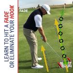 Speed Trap 2.0 Golf Swing Trainer and Path Aid – Fix Slice or Hook, Master Swing Plane, Golf Training Aid for Swing Path, Hit Draws and Fades – Improve Accuracy and Distance – EyeLine Golf