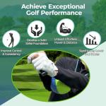 Golf Training Aid Ball for Impact Precision & Consistent Swings - Master Body Connection to Fix Slicing, Scooping & Chicken Wing | Simple and Effective Golf Training Tool for All Skill Levels (M)