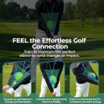 Golf Training Aid Ball for Impact Precision & Consistent Swings - Master Body Connection to Fix Slicing, Scooping & Chicken Wing | Simple and Effective Golf Training Tool for All Skill Levels (M)