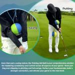Golf Training Aid Ball for Impact Precision & Consistent Swings - Master Body Connection to Fix Slicing, Scooping & Chicken Wing | Simple and Effective Golf Training Tool for All Skill Levels (M)