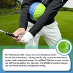 Golf Training Aid Ball for Impact Precision & Consistent Swings - Master Body Connection to Fix Slicing, Scooping & Chicken Wing | Simple and Effective Golf Training Tool for All Skill Levels (M)