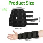 RJLCTH Straight Arm Golf Swing Trainer, Adjustable Tension Elbow Brace with Three Metal Stays for Lead Arm Correction, Golfers Practice Training Aid Perfect for Beginners and Seasoned Players