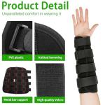 RJLCTH Straight Arm Golf Swing Trainer, Adjustable Tension Elbow Brace with Three Metal Stays for Lead Arm Correction, Golfers Practice Training Aid Perfect for Beginners and Seasoned Players