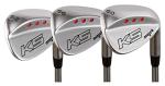 Majek Golf +2 inch over XL Big & Tall Men's Complete Wedge Set: 52° Gap Wedge (GW), 56° Sand Wedge (SW), 60° Lob Wedge (LW) Right Handed Regular Flex (Tall 6'3"+ / +2"Over) Jumbo Black Pro Velvet Grip