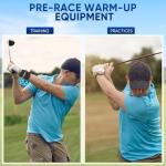 Golf Swing Trainer Ball, Smart Ball Golf Training Aid Golf Trainer Ball, Golf Swing Trainer - Practical Golf Training Equipment for Golf Intelligent Ball for Beginner, Golf Wrist Strap Training Ball