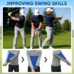 Golf Swing Trainer Ball, Smart Ball Golf Training Aid Golf Trainer Ball, Golf Swing Trainer - Practical Golf Training Equipment for Golf Intelligent Ball for Beginner, Golf Wrist Strap Training Ball