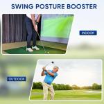 Golf Swing Trainer Ball, Smart Ball Golf Training Aid Golf Trainer Ball, Golf Swing Trainer - Practical Golf Training Equipment for Golf Intelligent Ball for Beginner, Golf Wrist Strap Training Ball