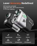 Dormie Golf Rangefinder with Slope,800 Yards Laser Range Finder Golfing,Aluminum Alloy Body,Flag Pole Locking Vibration,Slope Compensation,6X Magnification Rangefinder with Magnet,T100 Black