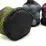 JKL 5 Pack Small Golf Ball Bags, Golf Mesh Bags,Sports Net, Round Storag,little nylon mesh bag,Colorful Drawstring mesh Bags for accessories（Red Yellow Blue Green Black）