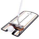 BIRDIEBLAST Golf Putting Mirror, Putting Mirror Training Aid for Golf with Putter Line,Putting Mirror for Golf Putting Practice for Beginners (Putting Alignment Mirror), Black