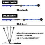 Golf Swing Trainer, Portable Collapsible Trainer, Improve Swing Posture, Golf Grip Trainer, Essential Swing Posture Corrector for Beginners (Right Hand Grip(Blue))