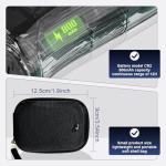 Vipnew Golf Rangefinder with Slope Switch&Magnetic Strip&Flag Locking Vibraition|7X Magnification|1200Yards Range|800mAh Portable Battery|for Distance&Speed&Continue Scan Measurement|Compact|White