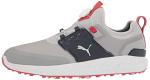 PUMA Men's Ignite Articulate Disc Golf Shoe, High Rise Silver-Navy Blazer, 8