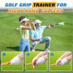 Zanthoxa Retractable Golf Swing Training Aid, Right-Handed Tempo Stick Golf, Golf Click Stick & Retractable Golf Swing Trainer Enhance Swing Rhythm, Grip Strength & Speed for Beginner Golfers